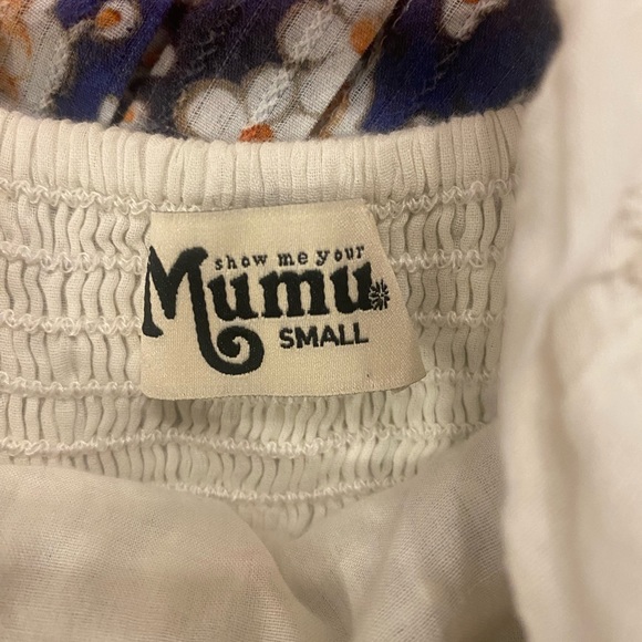 Show me your mumu white patchwork midi dress - Picture 7 of 13